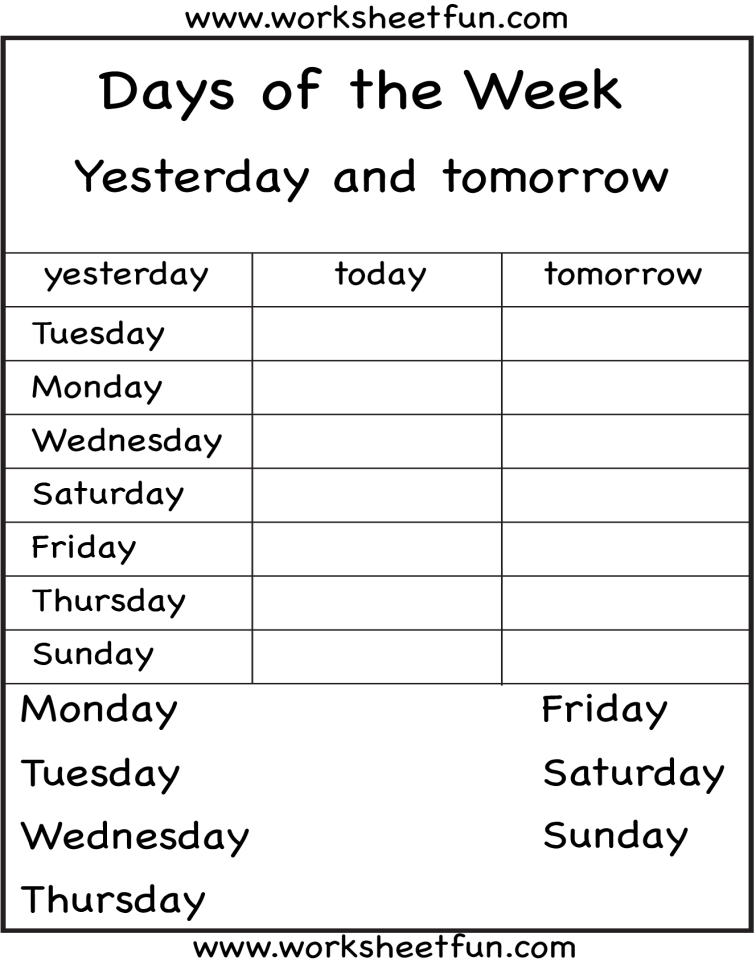 Days Of Theek Worksheet Esl Activities Spanish Song For Kindergarten Pdf  Months Year Printable – nilekayakclub